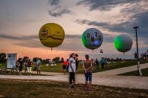 Vzlet plinskih balonov ob paviljonu Expano