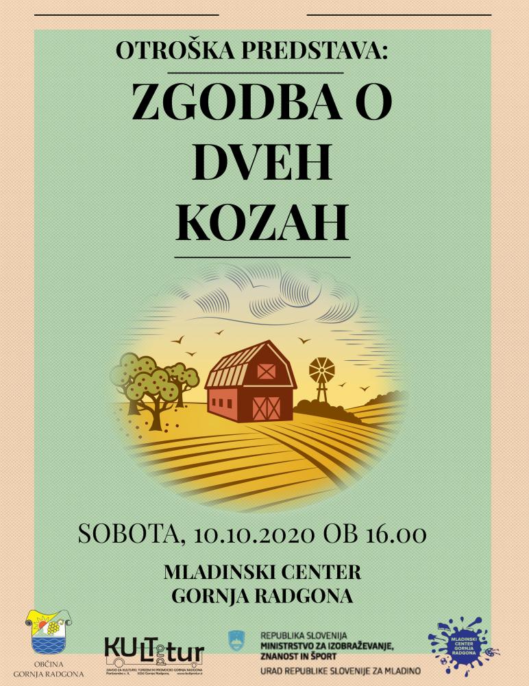 OTROŠKA PREDSTAVA: ZGODBA O DVEH KOZAH