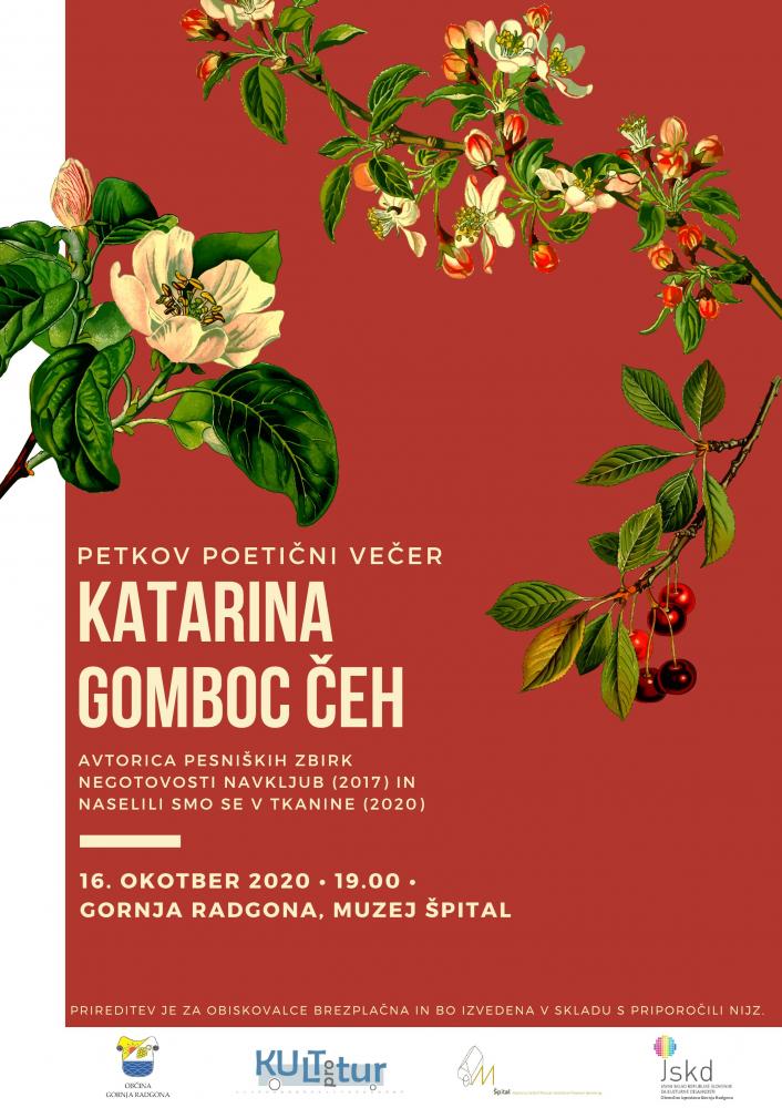 Petkov poetični večer: Katarina Gomboc Čeh
