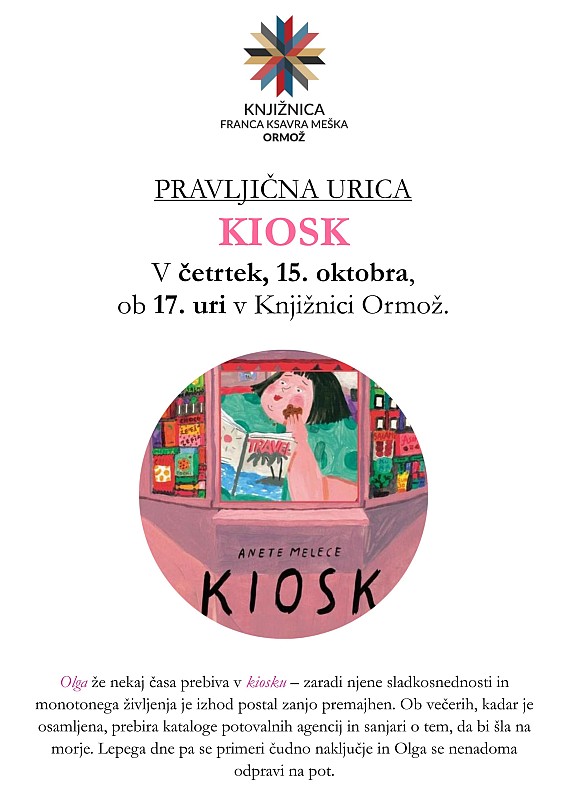 Pravljica KIOSK v Knjižnici Ormož