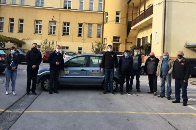 Župan je prostovoljcem slavnostno predal ključe, foto: občina Gornja Radgona