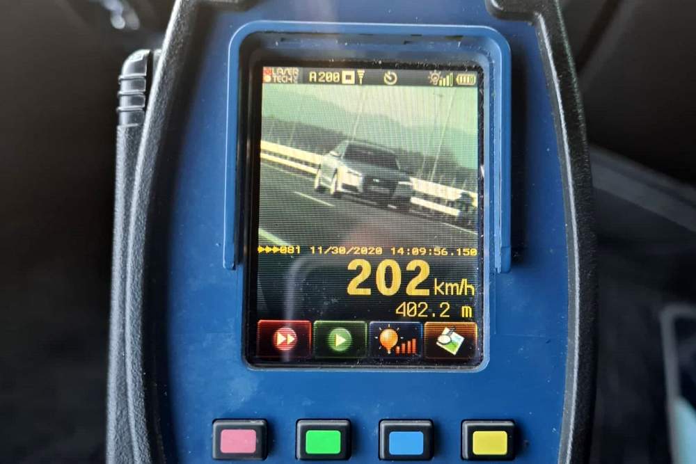 Prlek je vozil z 202 km/h, foto: PPP Maribor