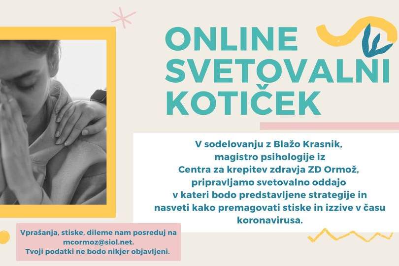 Online svetovalni kotiček Online svetovalni kotiček