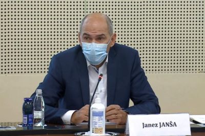 Janez Janša, foto: Urad vlade za komuniciranje/zajem zaslona
