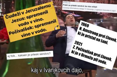 Prleška voda in sendvič zaznamovala teden na družbenih omrežjih