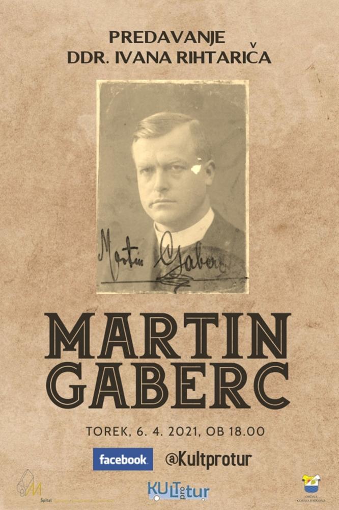 Spletno predavanje ddr. Ivana Rihtariča: MARTIN GABERC