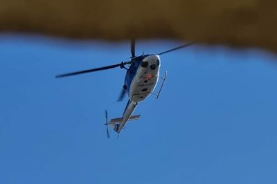 Policijski helikopter nad Ljutomerom
