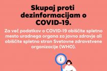 Skupaj proti napačnim informacijam o Covid-19