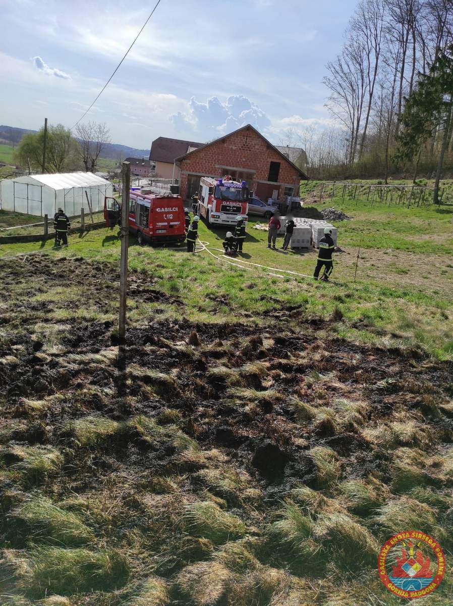 Požar so pogasili gasilci, foto: PGD Gornja Radgona