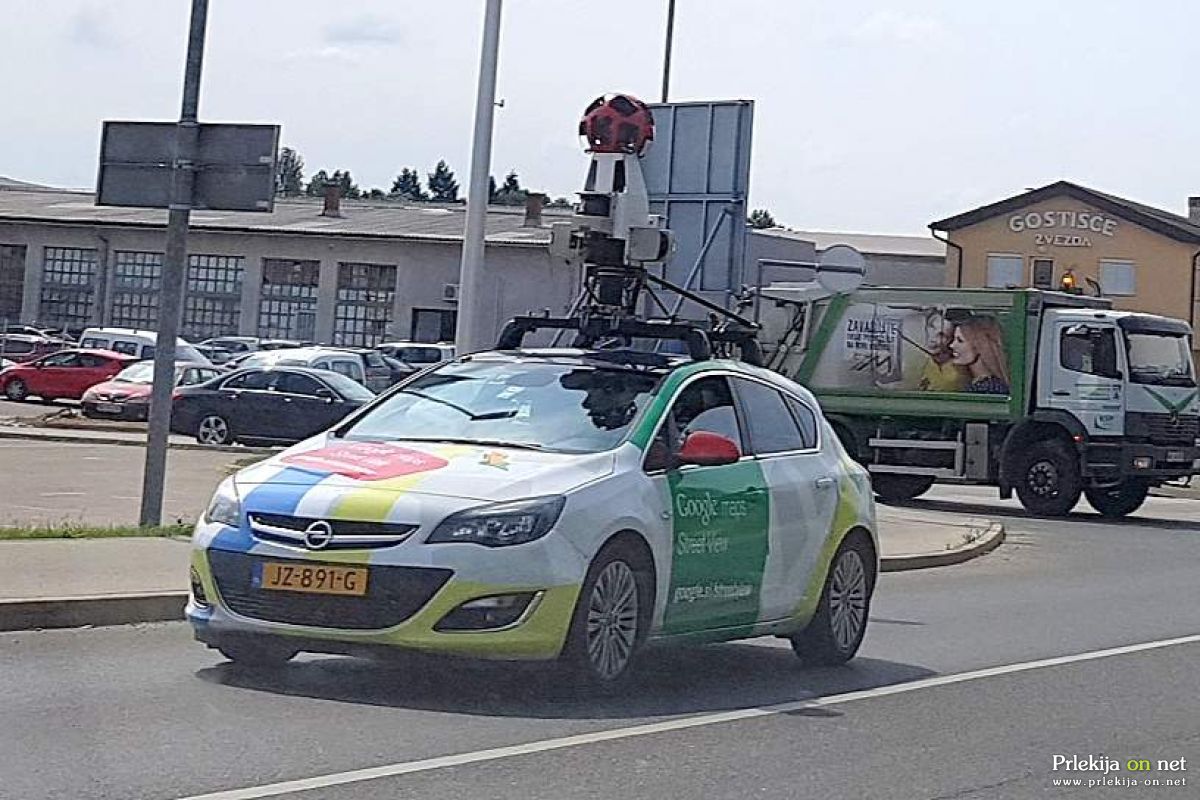 Google avtomobil na naših cestah