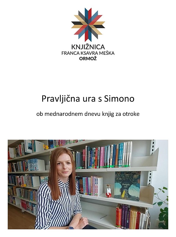 Pravljična ura s Simono v Knjižnici Ormož