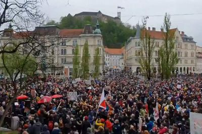 Protest v Ljubljani