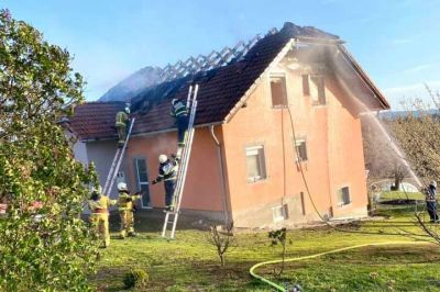 Zagorela je hiša, foto: PGD Grajena