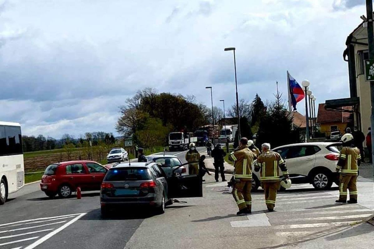 Na kraju prometne nesreče, foto: 112 Ptuj