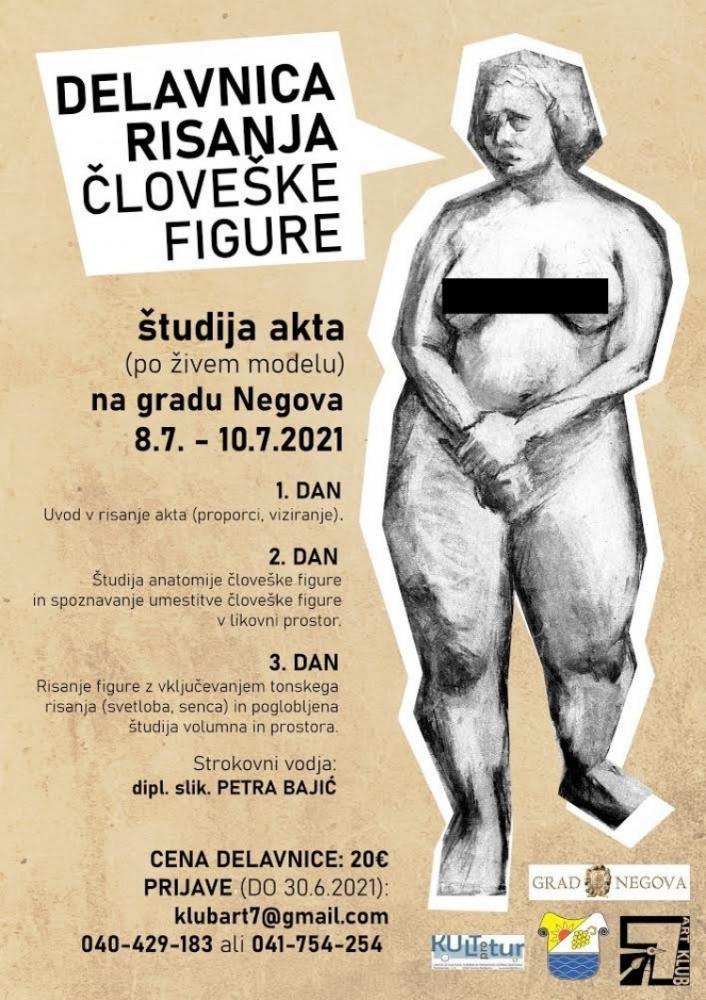 Delavnica risanja človeške figure