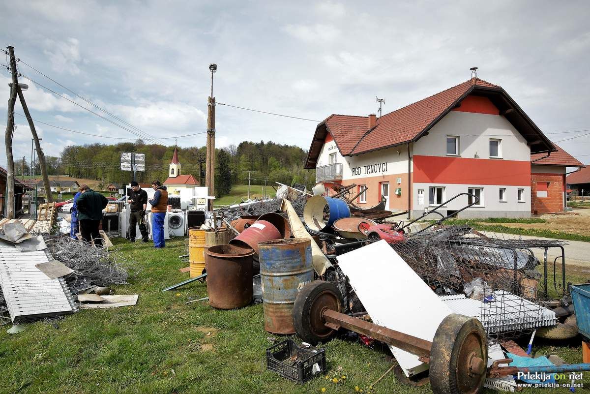 Akcija zbiranja starega železa PGD Trnovci