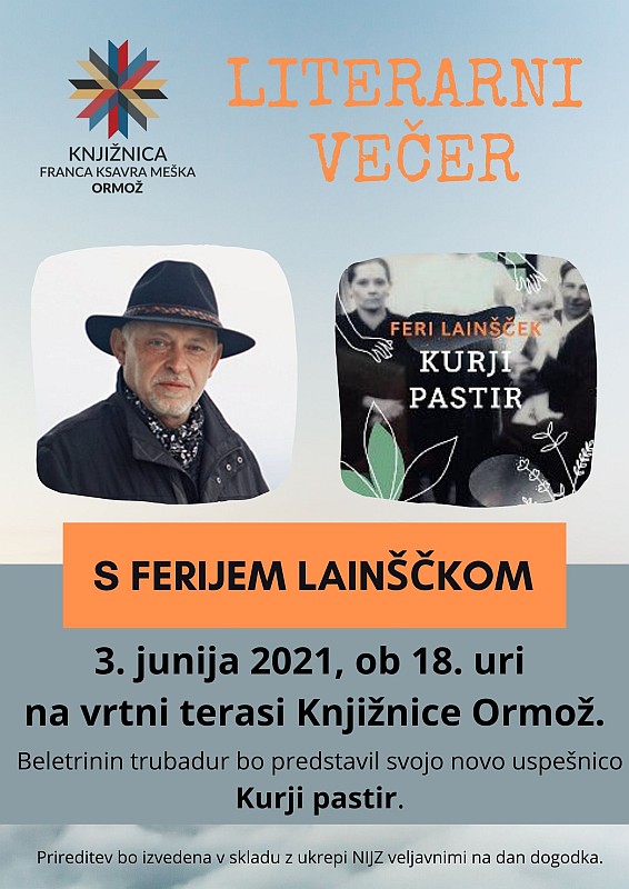 Literarni večer s Ferijem Lainščkom
