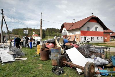 Akcija zbiranja starega železa PGD Trnovci