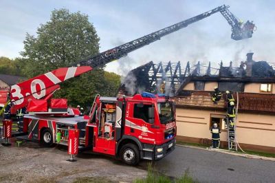 Ogenj je zajel mansardo, foto: PGD Gornja Radgona