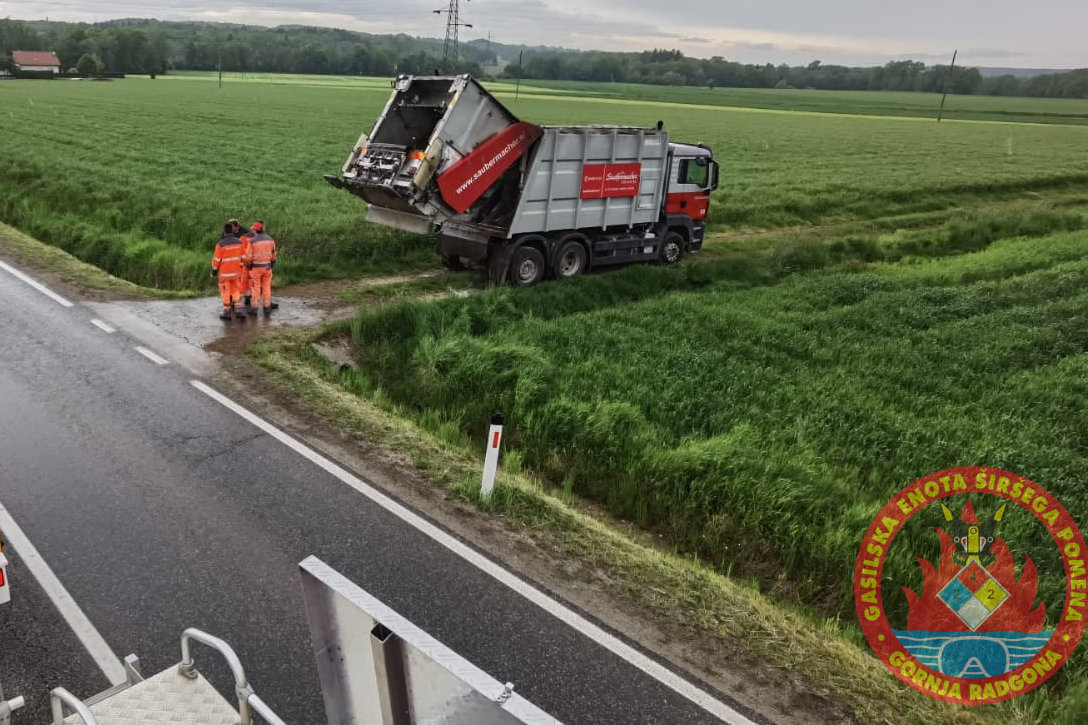 Požar so pogasili gasilci, foto: PGD Gornja Radgona