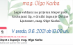Klepet z županjo mag. Olgo Karba
