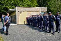 Sprejem gasilcev v Forest Glamping resortu Blaguš