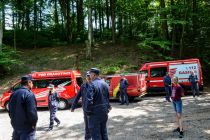 Sprejem gasilcev v Forest Glamping resortu Blaguš