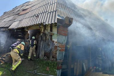 Požar so pogasili gasilci PGD Ključarovci pri Ormožu, Hardek, Ivanjkovci in Ormož