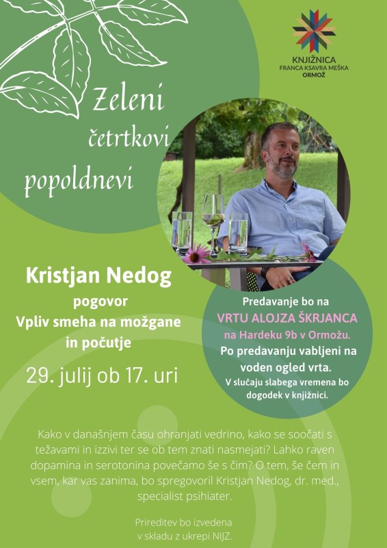 Kristjan Nedog - Vpliv smeha na možgane in počutje