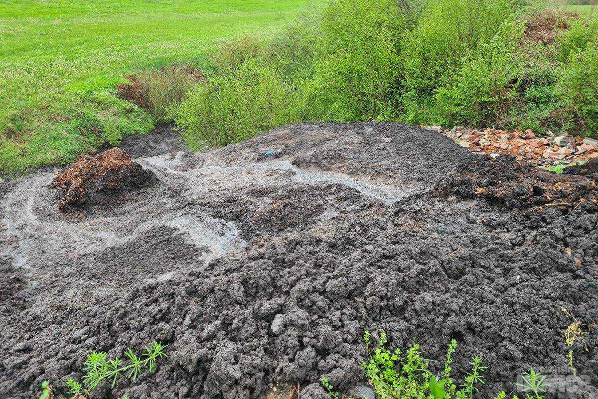 Blato v Dramljah na zasebnem zemljišču, foto: JKP Šentjur