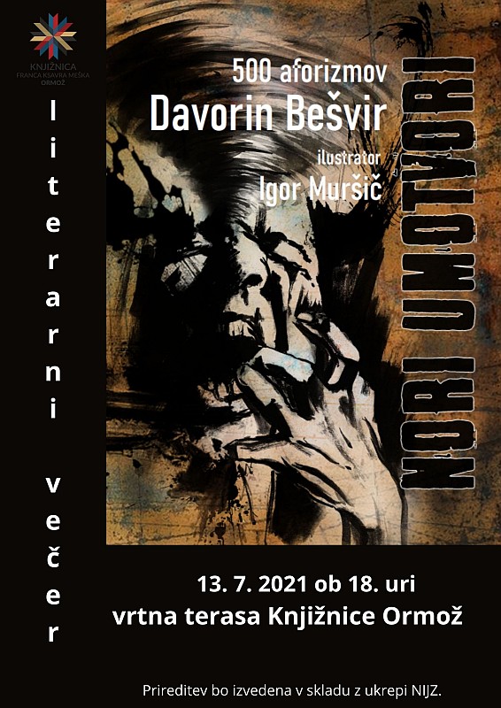 Literarni večer z Davorinom Bešvirjem v Knjižnici Ormož