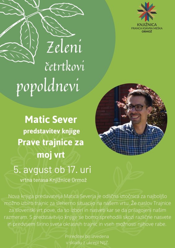 Matic Sever - Prave trajnice za moj vrt