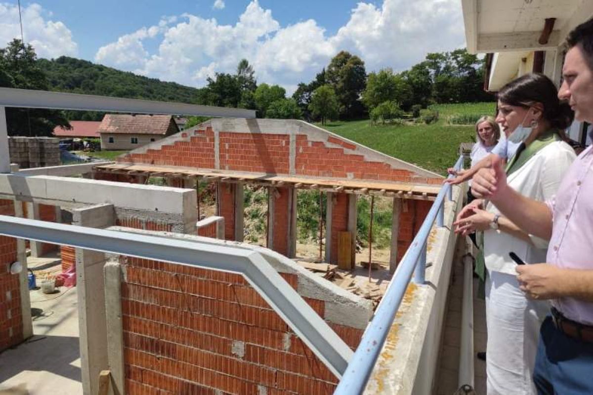 Vrtec Podgorci v gradnji, foto: Ministrstvo za izobraževanje, znanost in šport