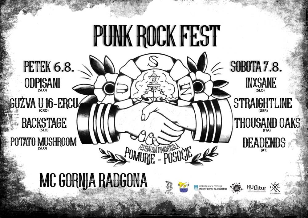 PUNK ROCK FEST: FESTIVALSKA TRANSVERZALA POMURJE - POSOČJE