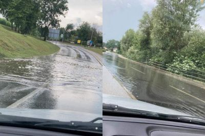 Zalilo je nekatere ceste predvsem na območju Radencev in Petanjcev