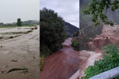 Koroško in del Štajerske je zajelo močno neurje z obilnim dežjem