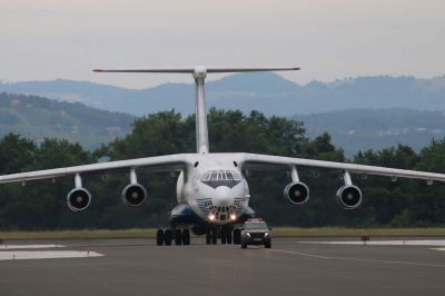 Strateško transportno letalo Iljušin Il-76TD, foto: Borut Podgoršek, MORS