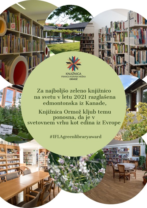 Razglasitev rezultatov za najboljšo zeleno knjižnico na svetu