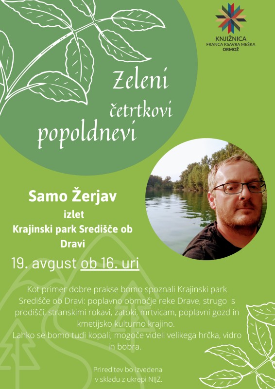 Samo Žerjav - ogled dobre prakse Krajinskega parka Središče ob Dravi