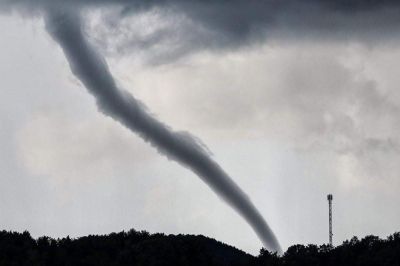 Tornado nad območjem Varaždina