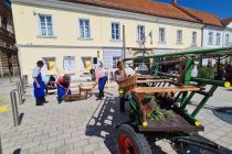 Postavljanje klopotca v Ljutomeru