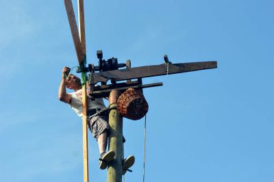 Postavljanje klopotca DV Mala Nedelja