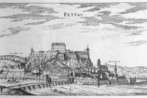 G. M. Vischer, Topographia Ducatus Stiriae, Ptuj, bakrorez iz okoli 1681