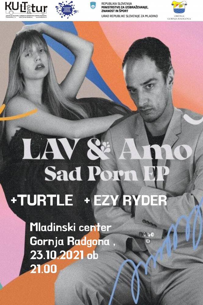 KONCERT: LAV& AMO, TURTLE, EZY RYDER