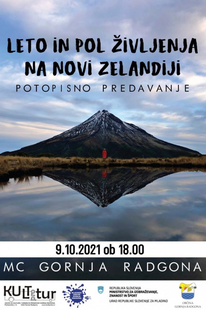 POTOPISNO PREDAVANJE: NOVA ZELANDIJA