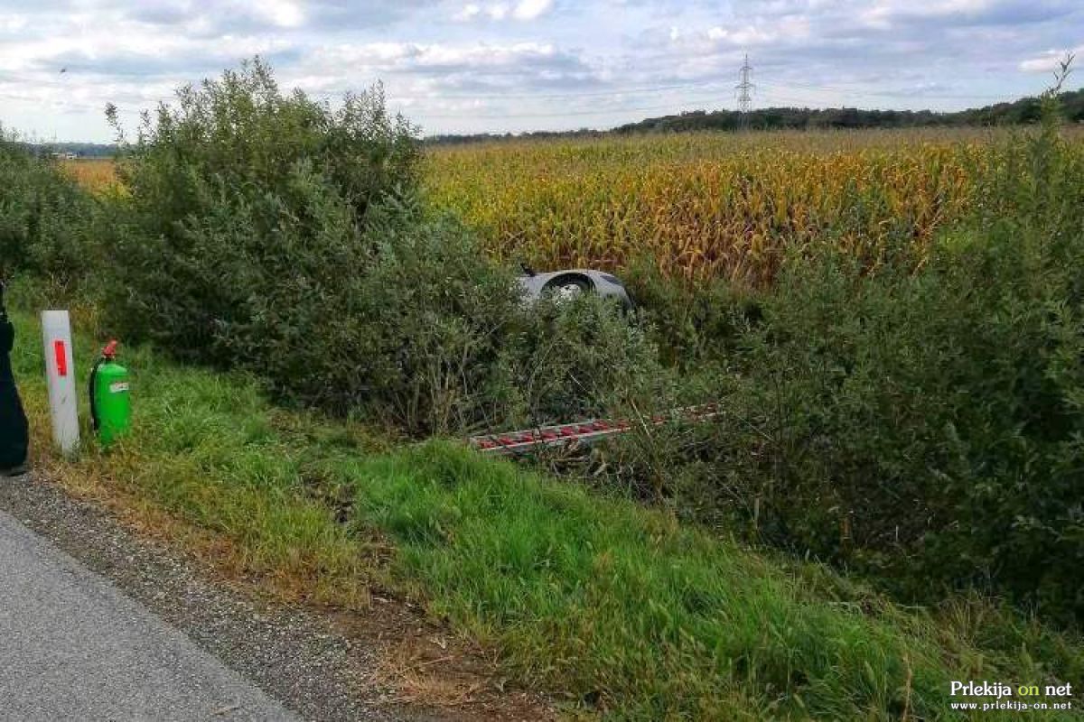 Prometna nesreča na cesti Ljutomer - Cezanjevci