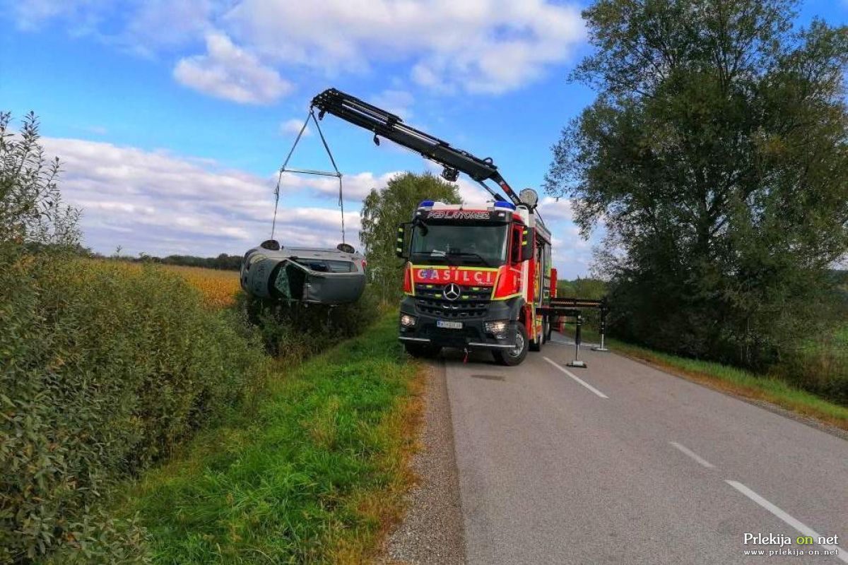 Prometna nesreča na cesti Ljutomer - Cezanjevci