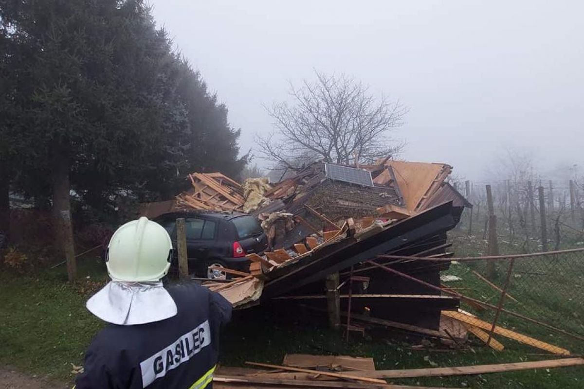 Prišlo je do eksplozije plina Prišlo je do eksplozije plina