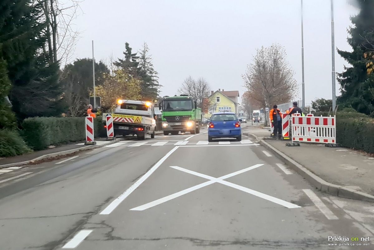 Nov prehod za pešce na regionalni cesti