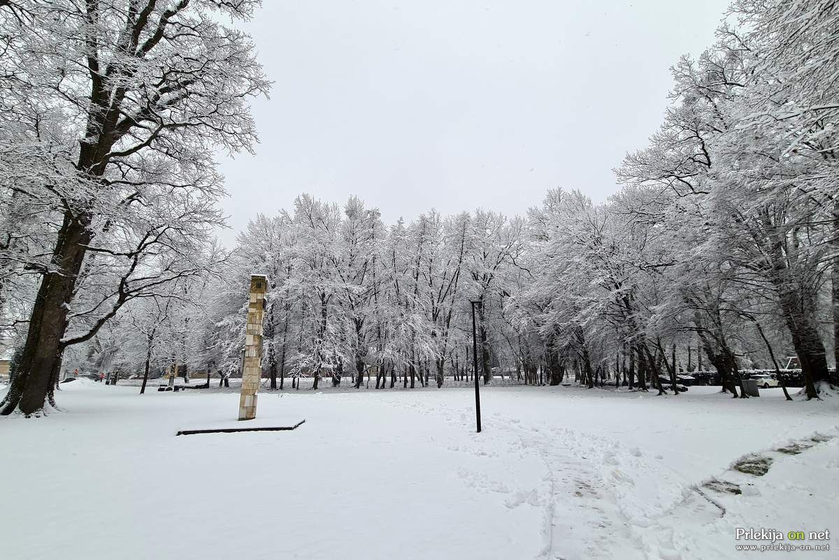 Sneg v Ljutomeru